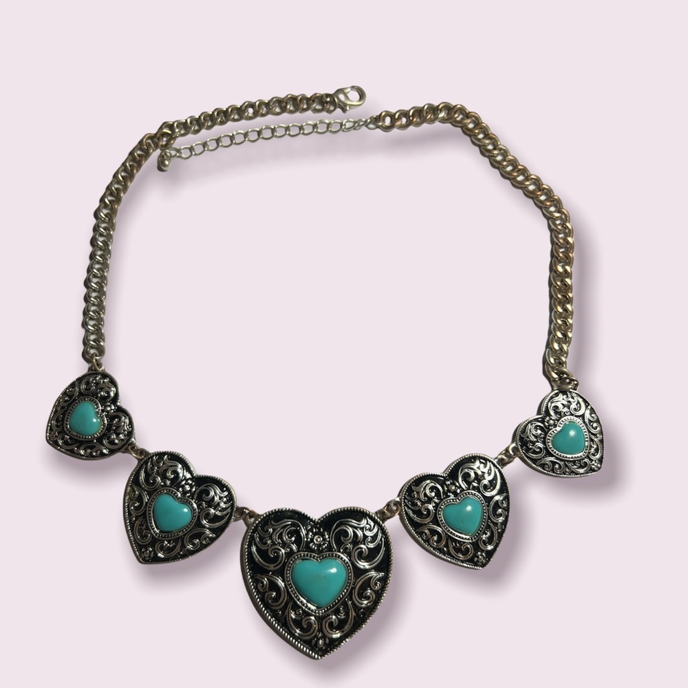 Silver Turquoise Necklace